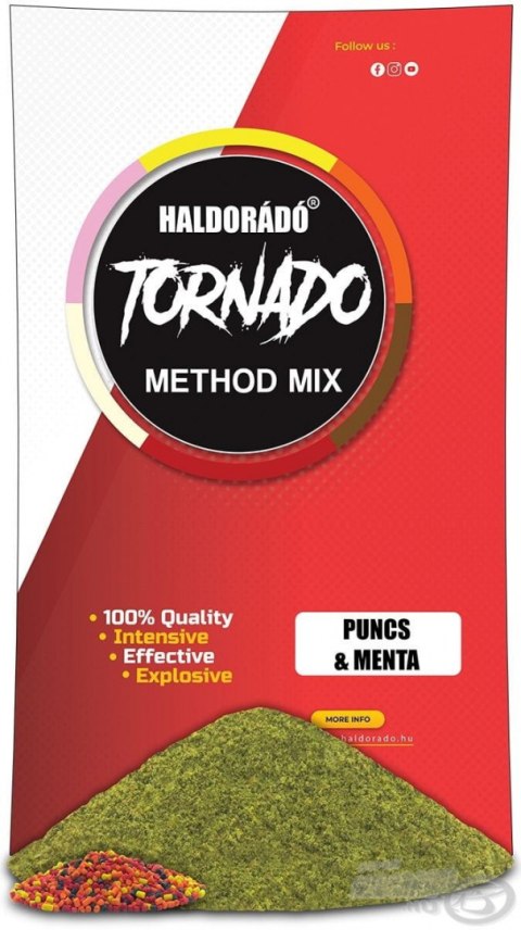 ZANĘTA HALDORADO TORNADO METHOD MIX - PONCZ & MIĘTA 500g