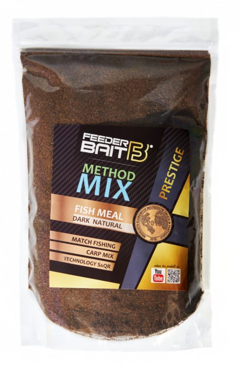 METHOD MIX FEEDER BAIT - FISH MEAL DARK NATURAL 800G