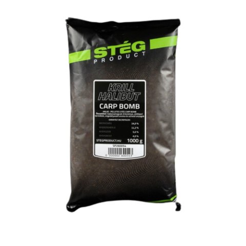 ZANĘTA STEG CARP BOMB - KRILL-HALIBUT 1KG