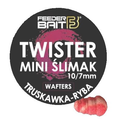 FEEDER BAIT - TWISTER MINI ŚLIMAK TRUSKAWKA RYBA