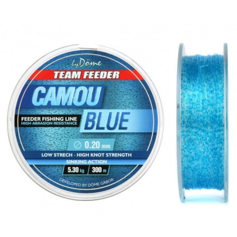 ŻYŁKA BY DÖME TEAM FEEDER CAMOU BLUE LINE 0,22 MM