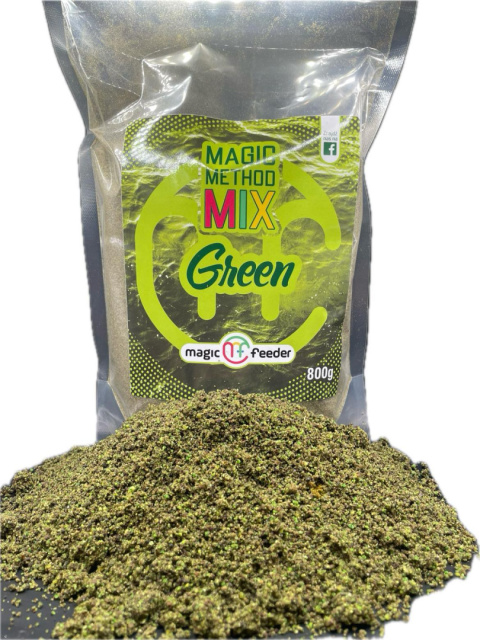 Zanęta Magic FEEDER Method Mix GREEN 800g