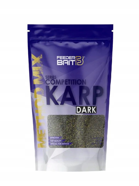 FEEDER BAIT - METHOD MIX COMPETITION CARP DARK 800G