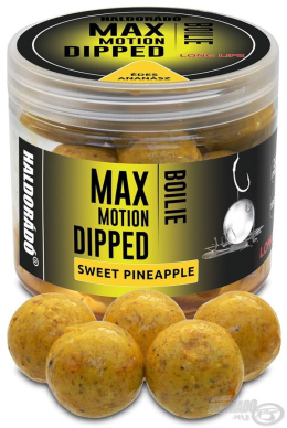 Kulki proteinowe Haldorado Max Motion Dipped Boilie 20mm Słodki Ananas